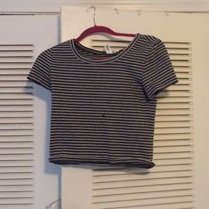 Nordstrom Striped Crop top